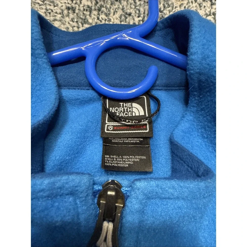 The North Face Men's Blue/Grey Full-Zip Performance Fleece Jacket Size XL
